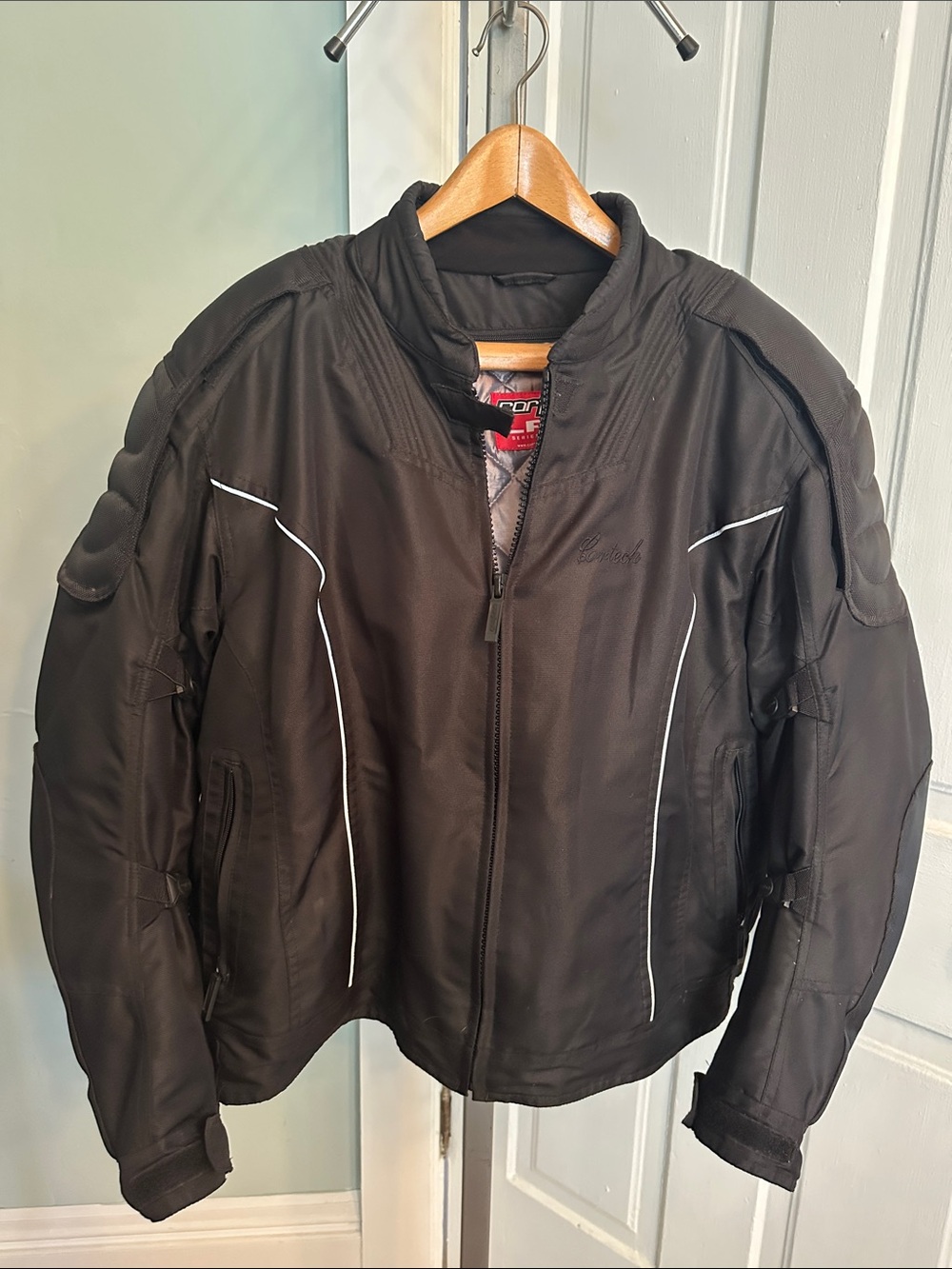 CoreTech Series 2 Motorcycle jacket with liner and full safety padding. Sz 20 w